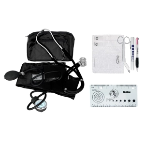 Sprague Rappaport Stethoscope BP Cuff Nurse Kit Black