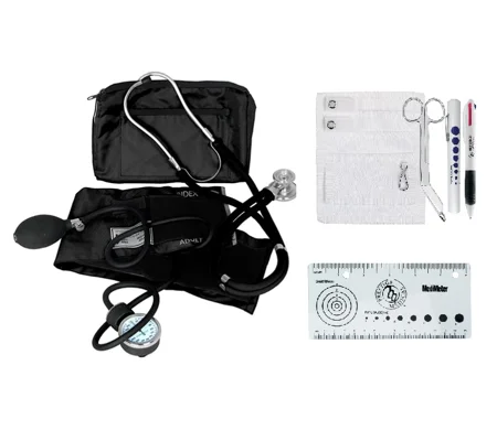 Sprague Rappaport Stethoscope BP Cuff Nurse Kit Black