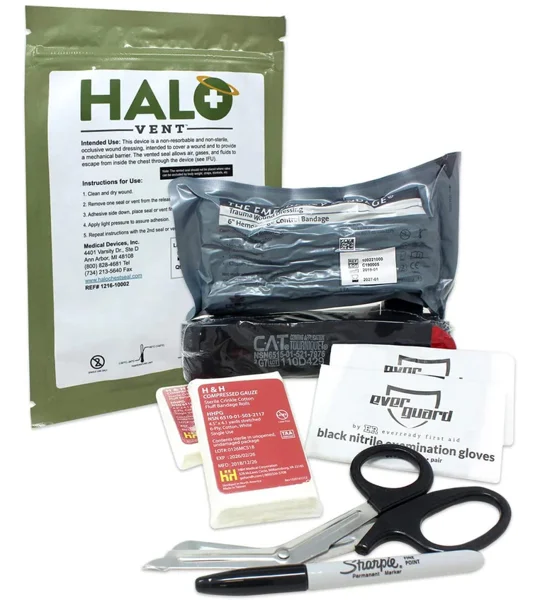 First Aid Bleeding Control Components Kit - Intermediate Kit