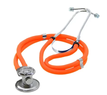 EMS Sprague-Rappaport Type Two Tube Stethoscope Orange