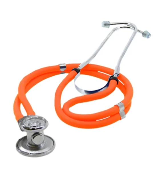 EMS Sprague-Rappaport Type Two Tube Stethoscope Orange