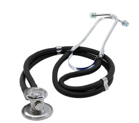 EMS Sprague-Rappaport Type Two Tube Stethoscope Black