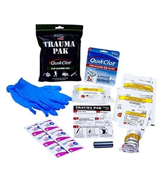 Medical Kits Trauma Pak First Aid Kit with QuikClot Sponge