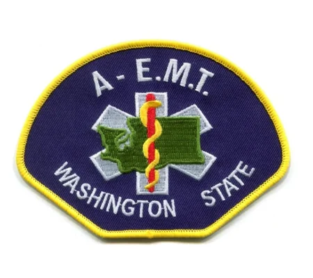 WA Washington State Advanced EMT Shoulder Patch New