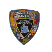 NYPD City of New York Corrections Department Patch Autism