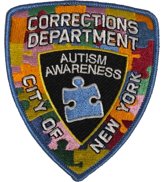NYPD City of New York Corrections Department Patch Autism