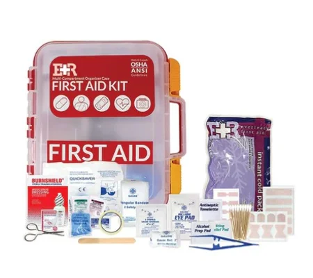 First Aid 100 Person OSHA/ANSI 354 Piece Hard Case First Aid Kit