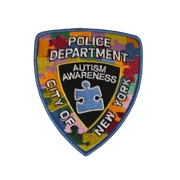 NYPD City of New York Police Department Shoulder Patch Autism