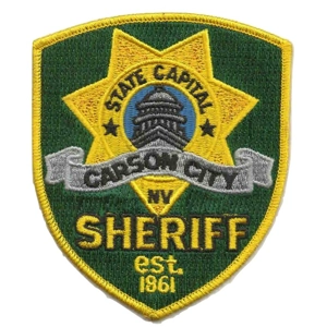 NV Nevada State Carson City Sheriff Shoulder Patch