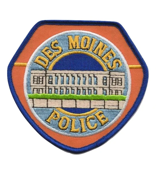 IO Iowa Des Moines Police Shoulder Patch