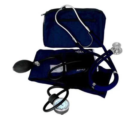 Sprague Rappaport Stethoscope BP Cuff Combo Kit Blue
