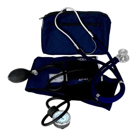 Sprague Rappaport Stethoscope BP Cuff Combo Kit Blue