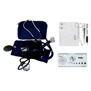 Sprague Rappaport Stethoscope BP Cuff Nurse Kit Blue