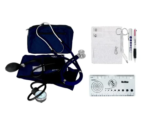 Sprague Rappaport Stethoscope BP Cuff Nurse Kit Blue