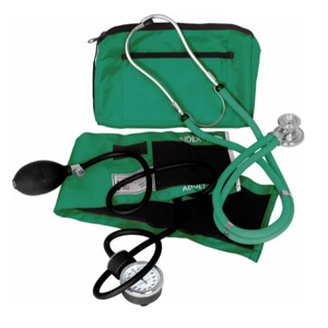 Sprague Rappaport Stethoscope BP Cuff Combo Kit Green
