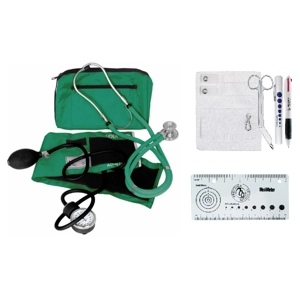 Sprague Rappaport Stethoscope BP Cuff Nurse Kit Green