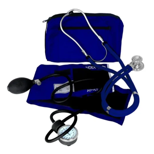 Sprague Rappaport Stethoscope BP Cuff Combo Kit Royal Blue