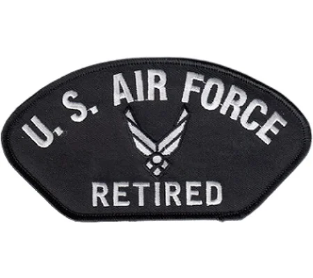 US Air Force Retired Long Shoulder - Hat Patch