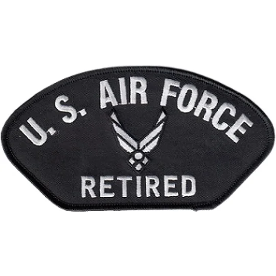 US Air Force Retired Long Shoulder - Hat Patch