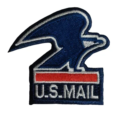 USPS United States Postal Service Patch Eagle Blue