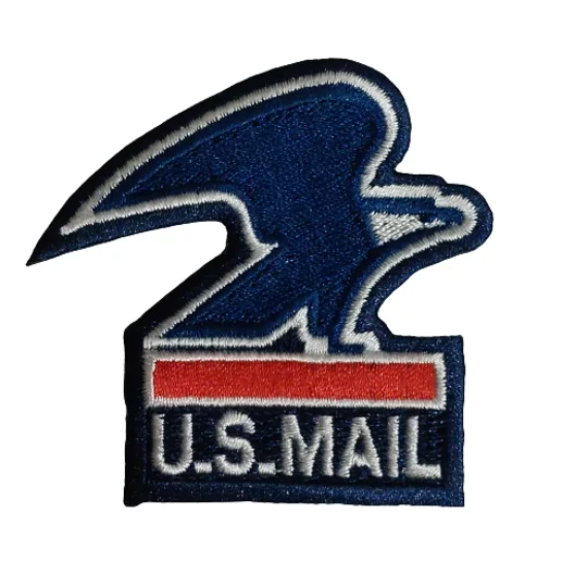 USPS United States Postal Service Patch Eagle Blue