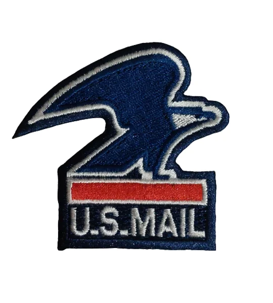USPS United States Postal Service Patch Eagle Blue
