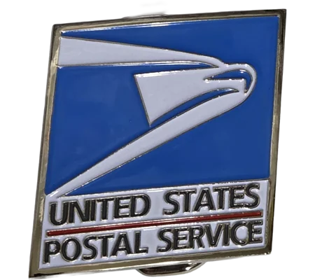 USPS Silver Belt Buckle