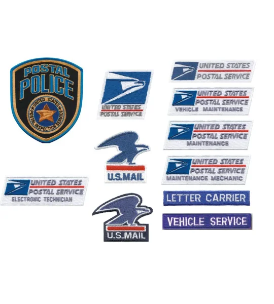USPS United States Postal Service Patch Collectors Pack