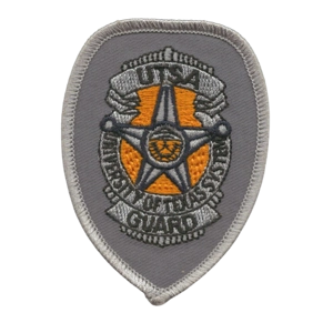 TX Texas State University Guard Patch Badge