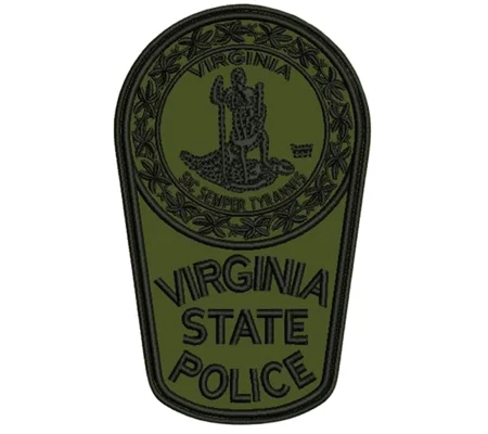 VA Virginia State Trooper Police SWAT OD Shoulder Patch