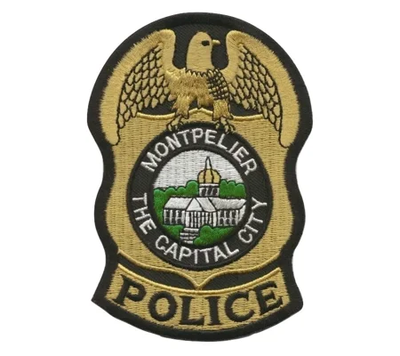 VT Vermont State Montpelier Police Shoulder Patch