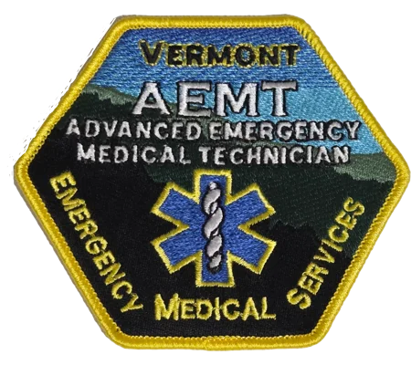 VT Vermont Certified Advanced Emergency Medical Technician Patch