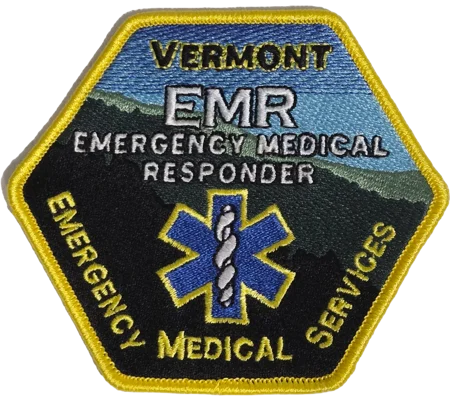 VT Vermont Certified Emergency Medical Responder Patch