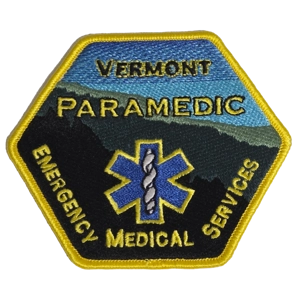 VT Vermont Certified Emergency Medical Paramedic Patch