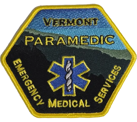 VT Vermont Certified Emergency Medical Paramedic Patch