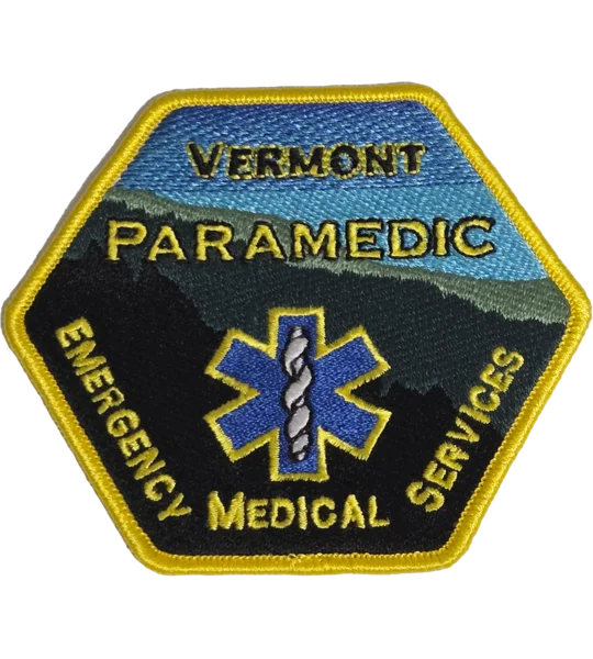 VT Vermont Certified Emergency Medical Paramedic Patch