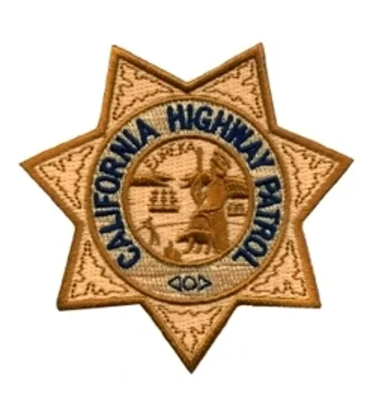 CA California Highway Patrol State Badge Patch