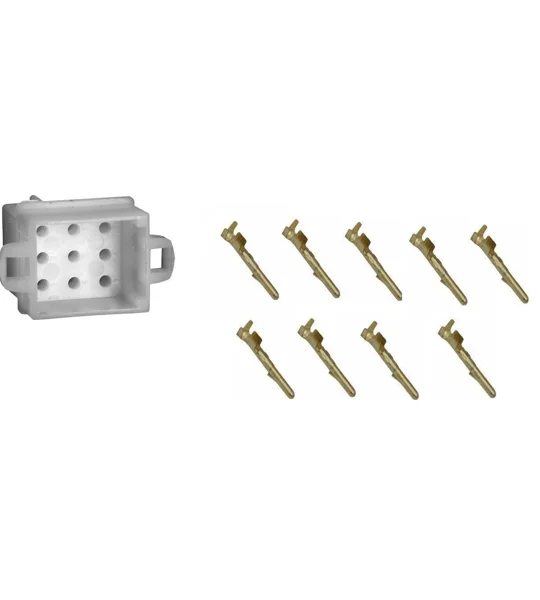 Whelen CenCom Red or Gold Individual 9 Pin Connector