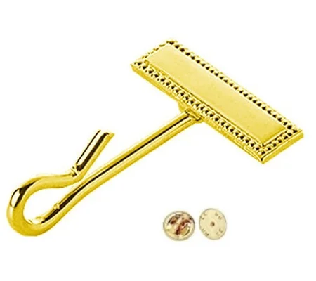 Uniform Whistle Hook for Shirt Gold