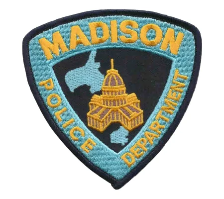 WI Wisconsin State Madison Police Shoulder Patch