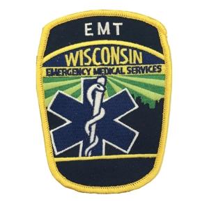 WI Wisconsin EMS Shoulder Patch EMT