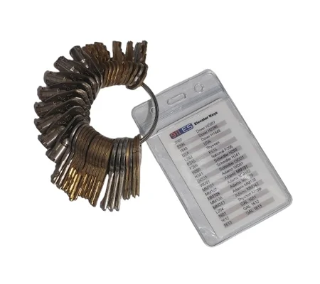 Firefighter Elevator Door Keys Master Set of 36