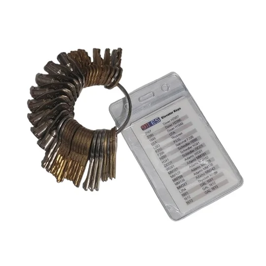 Firefighter Elevator Door Keys Master Set of 36