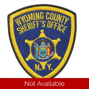 NY New York State Wyoming County Sheriff Office Patch