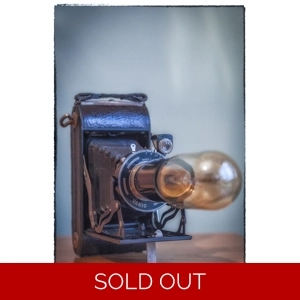 VINTAGE AGC VARIO 1930's Folding Bellows Camera Lamp