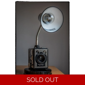 Vintage Kodak SIX-20 Brownie E Camera/Table/Bedside Lamp