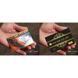 EBT Card Cover Black Card