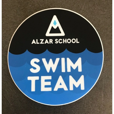 Alzar School Swim Team Sticker