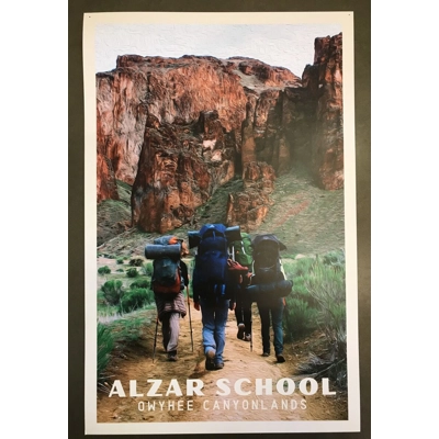 Alzar School poster - Owyhee Canyonlands