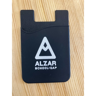 Phone stick on card holder